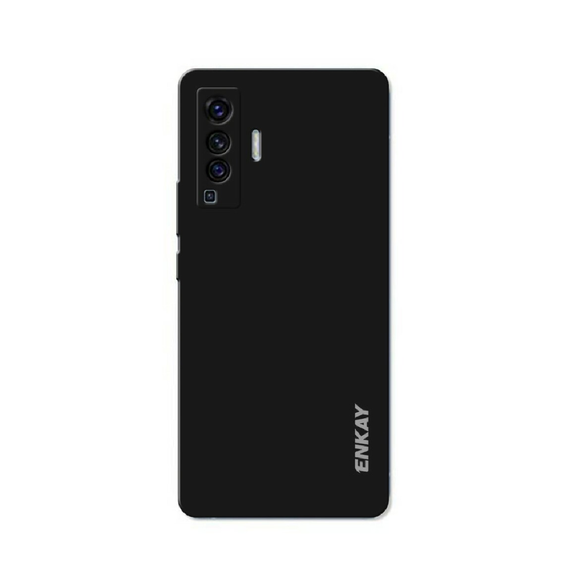 Other - Coque en silicone trou précis noir pour votre Vivo X50 - Coque, étui smartphone