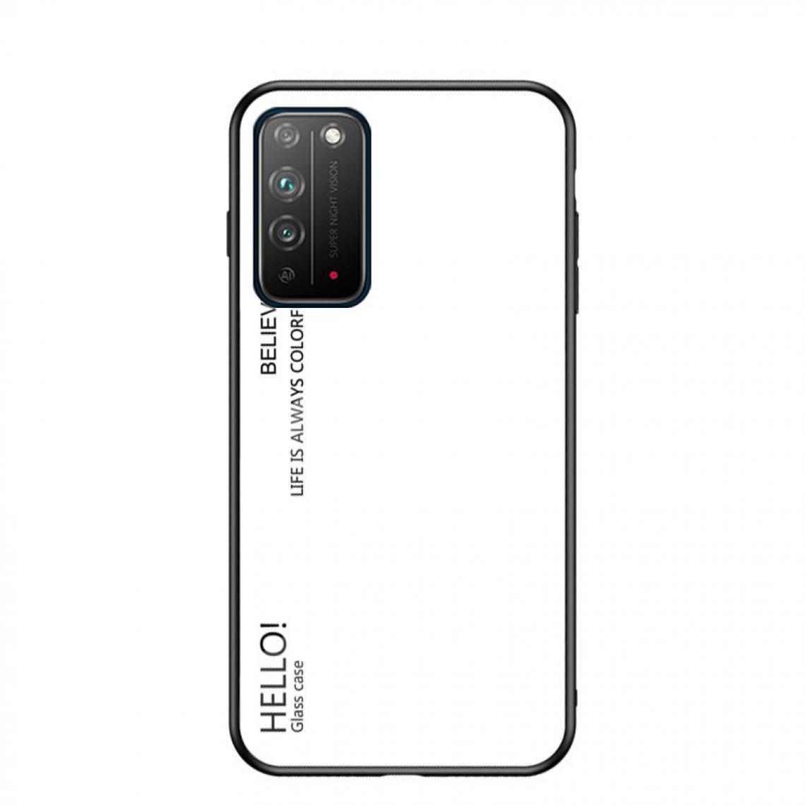 OtterBox - Housse Etui Coque de protection pour Huawei Honor X10 Arriere Rigide dégradé [Blanc] - Coque, étui smartphone