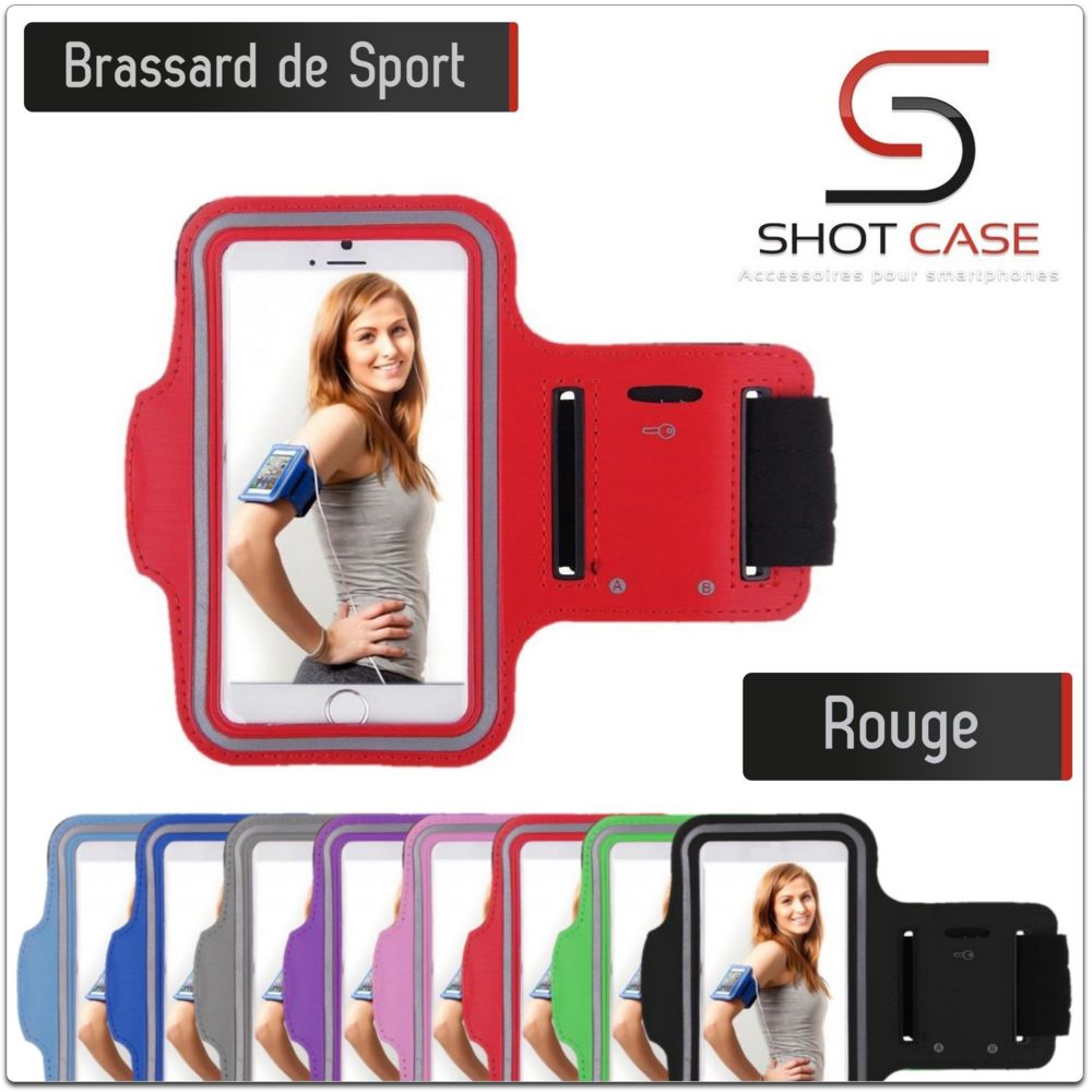 Shot - Brassard Sport SAMSUNG Galaxy J5 2016 pour Courir Respirant Housse Etui coque T6 (ROUGE) - Coque, étui smartphone