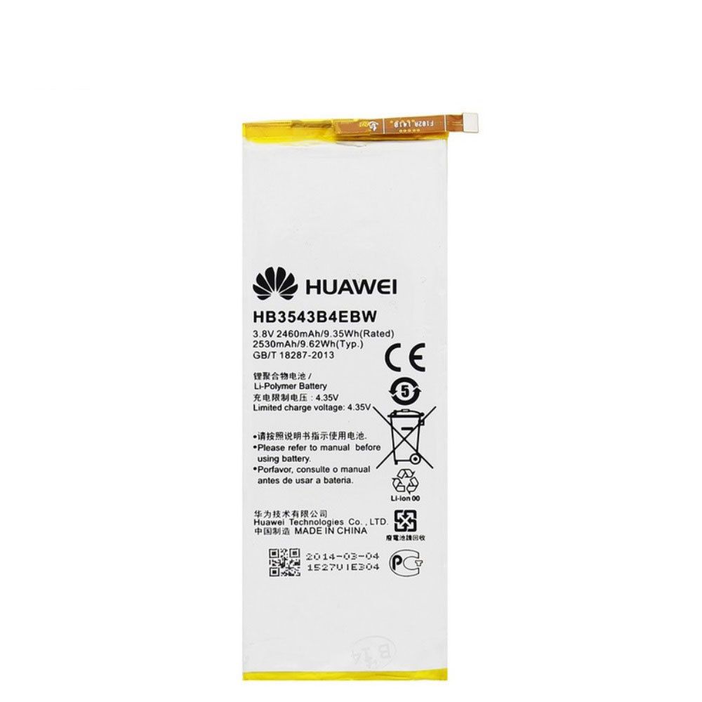 Huawei - Batterie 4.35V 2460mAh 9.35Wh Pour Huawei Ascend P7 - Autres accessoires smartphone
