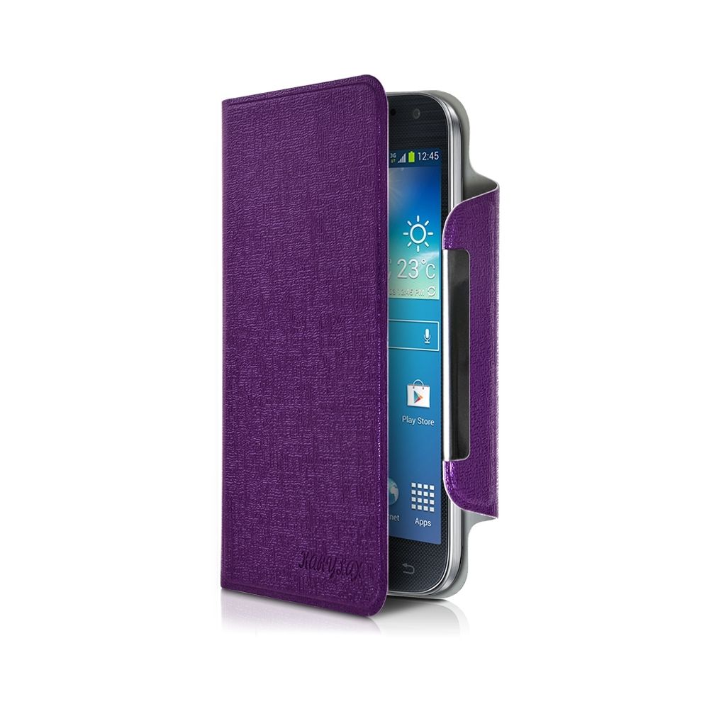 Karylax - Housse Etui à Rabat Universel L Couleur Violet pour HaierPhone W860 - Autres accessoires smartphone