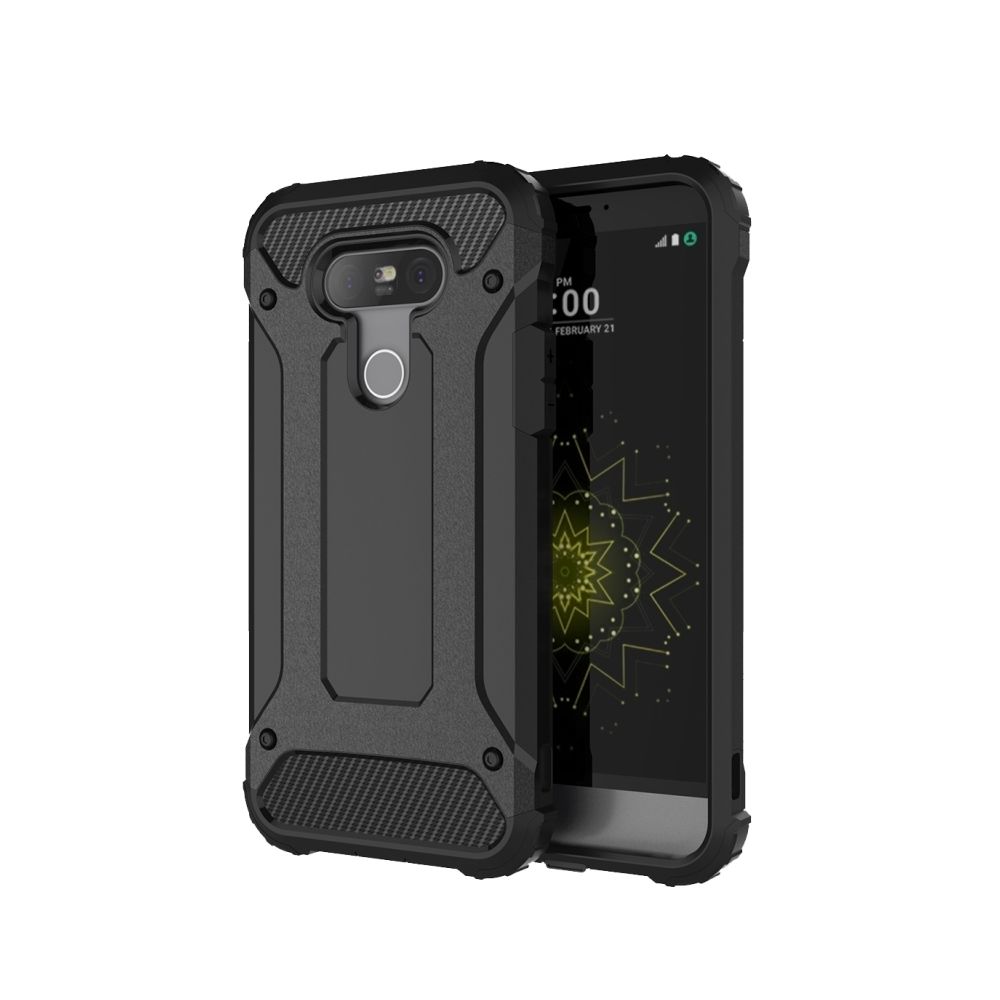 Wewoo - Coque noir pour LG G5 Armure Tough TPU + PC - Coque, étui smartphone