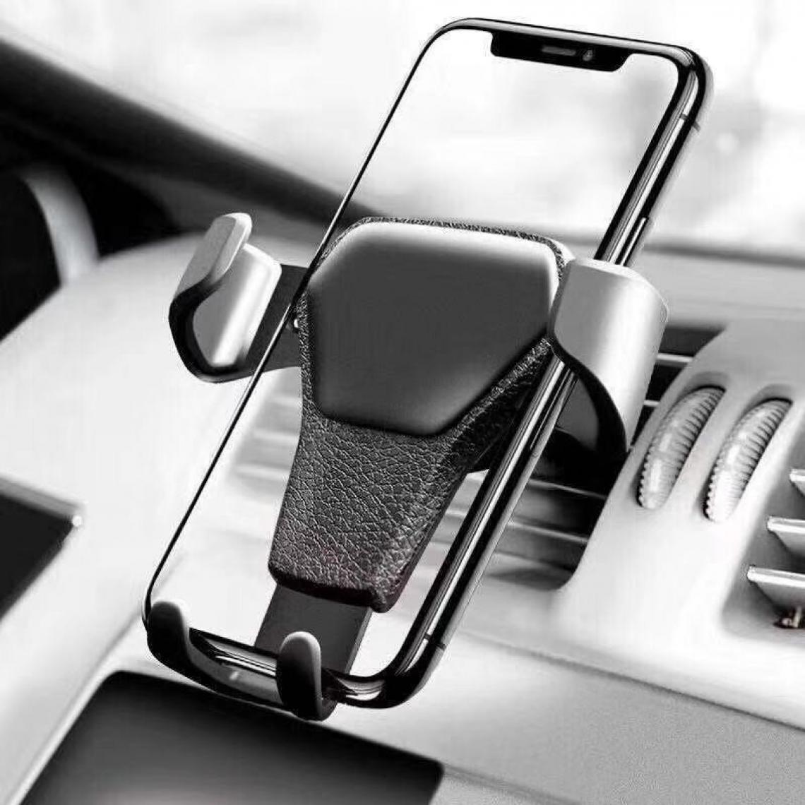Shot - Support Voiture Gravite pour SAMSUNG Galaxy A30 Smartphone Ventilateur Adaptatif (NOIR) - Autres accessoires smartphone