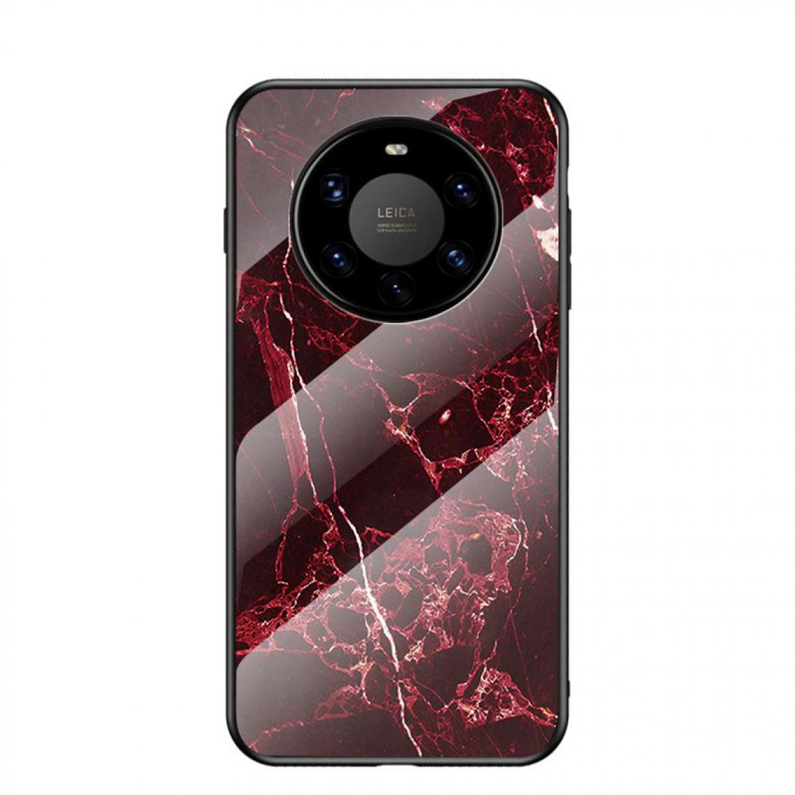 OtterBox - Huawei Mate 40 Pro + Housse Etui Coque de protection rigide effet marbré [Rouge] - Coque, étui smartphone