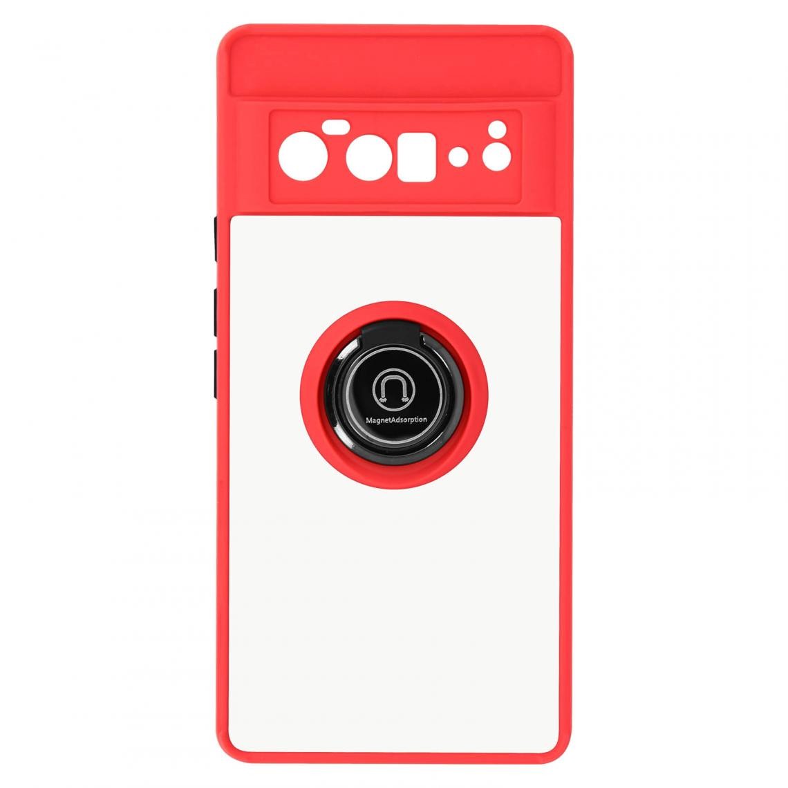 Avizar - Coque Ring Google Pixel 6 Pro Rouge - Coque, étui smartphone
