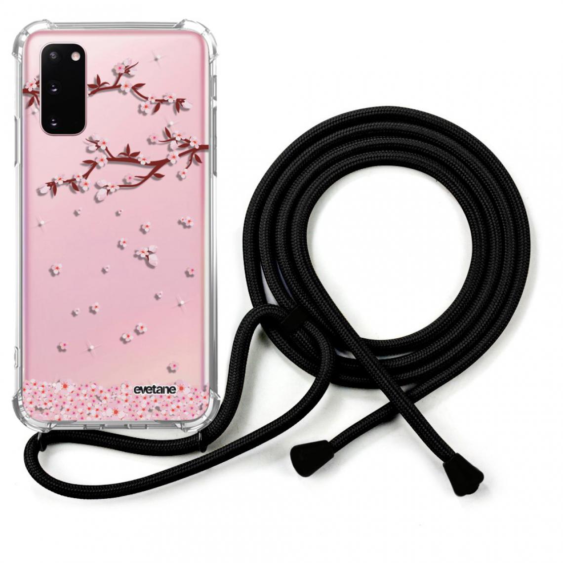 Evetane - Coque Samsung Galaxy S20 Chute De Fleurs - Coque, étui smartphone