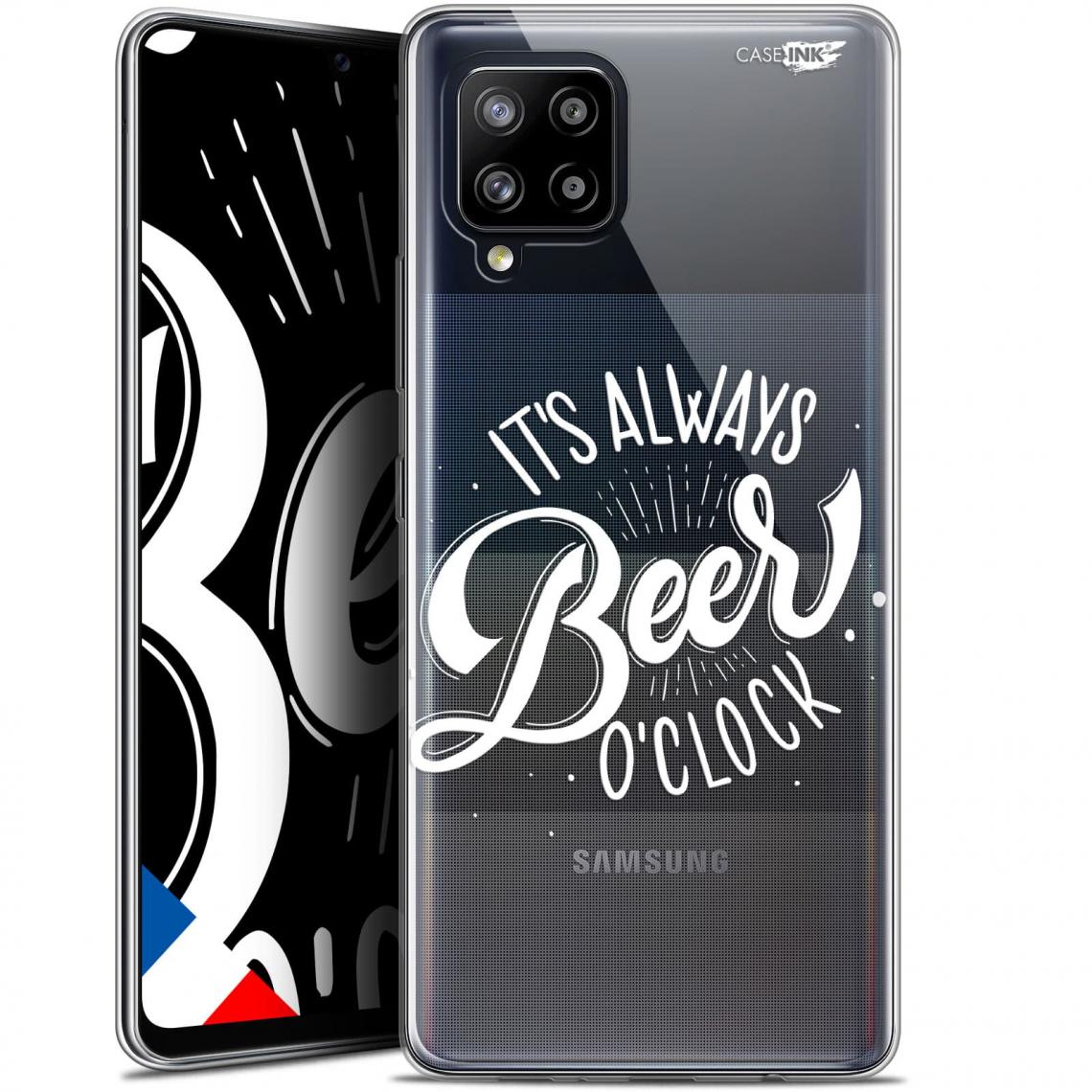 Caseink - Coque arrière Samsung Galaxy A42 5G (6.6 ) Gel HD [ Nouvelle Collection - Souple - Antichoc - Imprimé en France] Its Beer O'Clock - Coque, étui smartphone