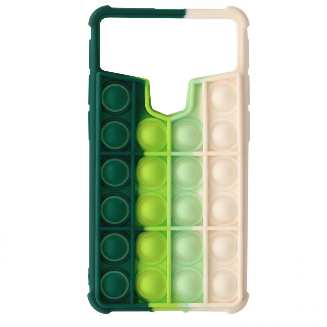 Avizar - Coque Mobile 5,3 à 5,6'' Bubble pop Fidget Toy Kaki Vert Vert citron Rose pâle - Coque, étui smartphone