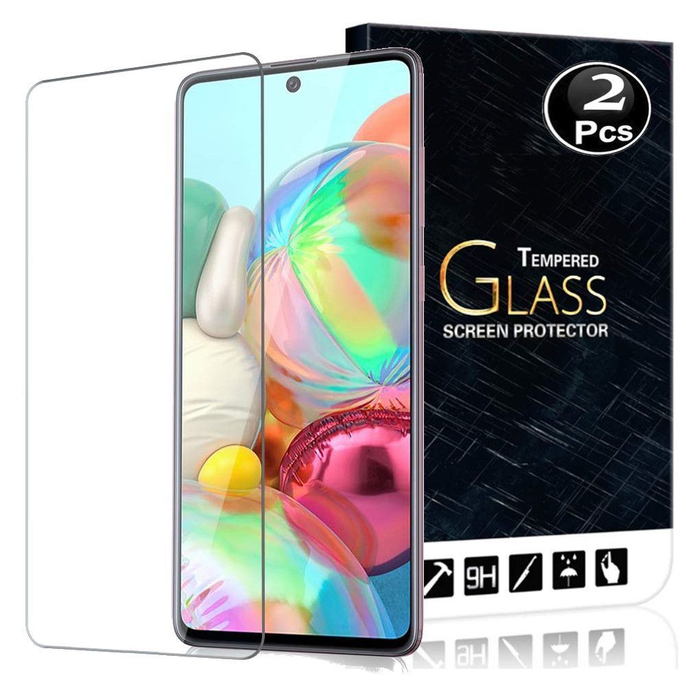 marque generique - Vitre protection ecran pour Samsung Galaxy A71 Verre trempé incassable lot de [X2] Tempered Glass - Autres accessoires smartphone