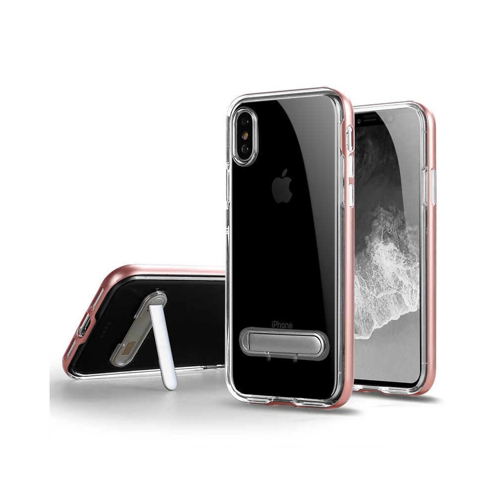 marque generique - Etui coque antichoc avec support pour Apple iPhone 6 / 6s - Or rose - Coque, étui smartphone