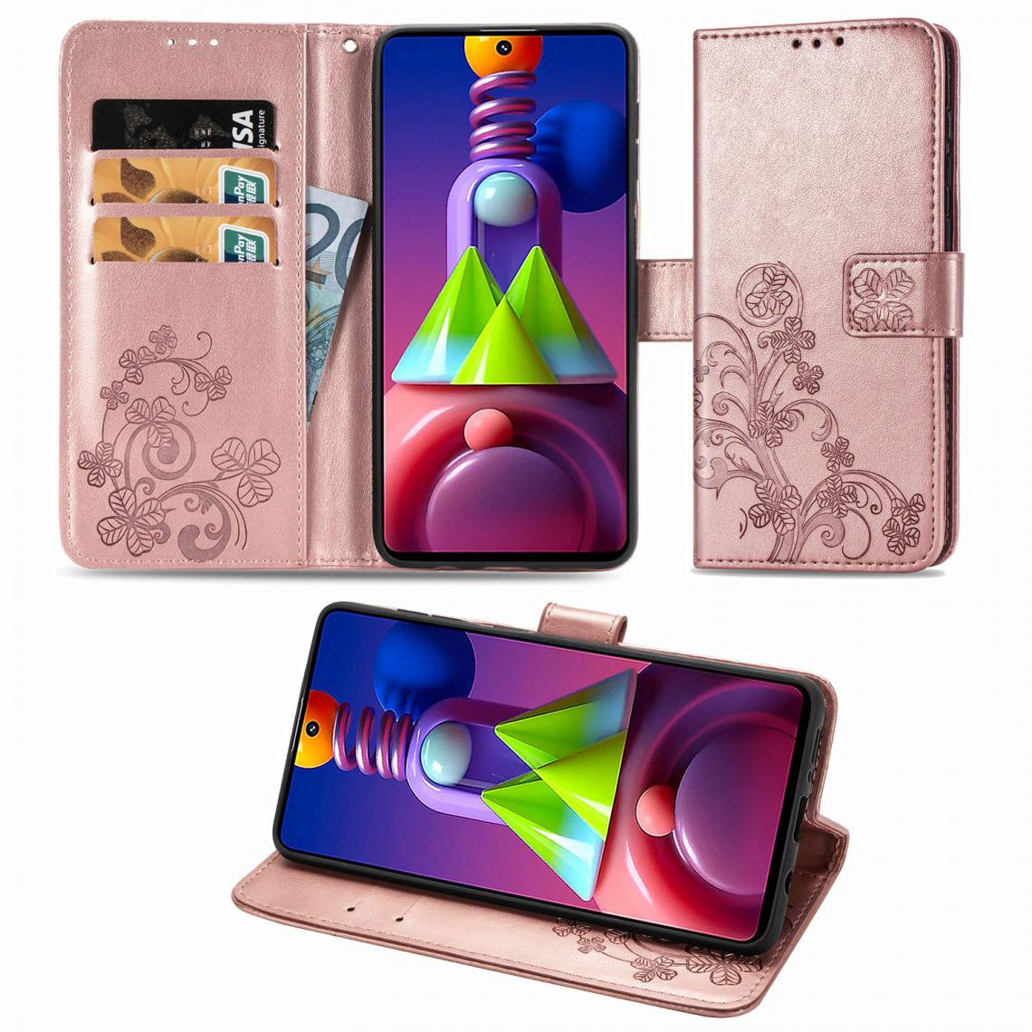 OtterBox - Samsung Galaxy M51 Housse Etui Coque de protection type portefeuille (lys) [Or Rose] - Coque, étui smartphone