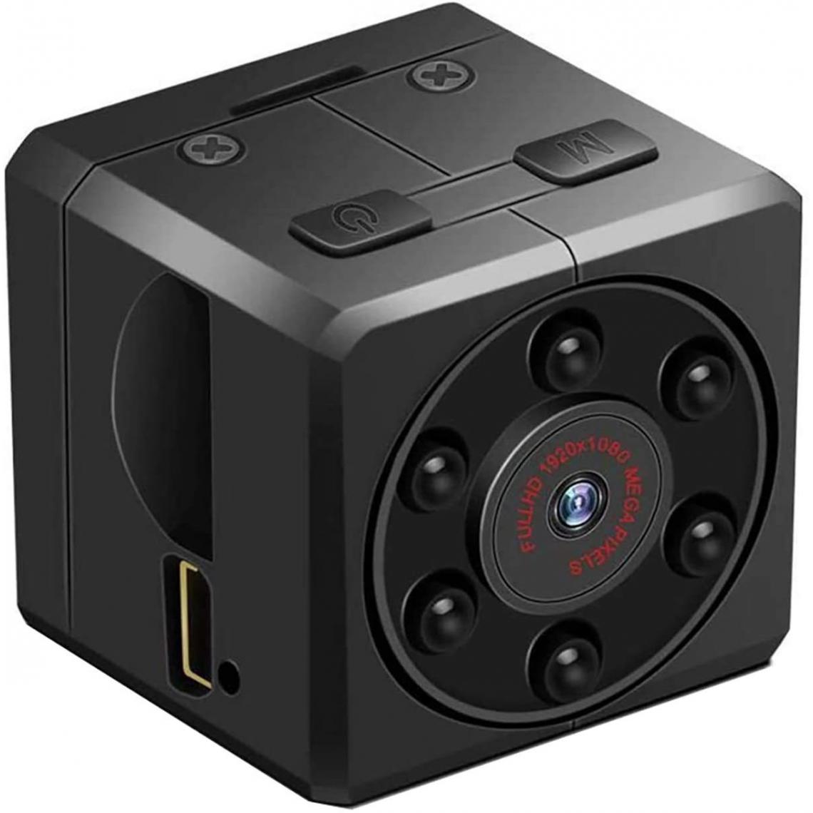 Chrono - Mini caméra portable, caméra de détection de mouvement 1080p DV full HD, caméras de surveillance domestiques et extérieures(Noir) - Autres accessoires smartphone