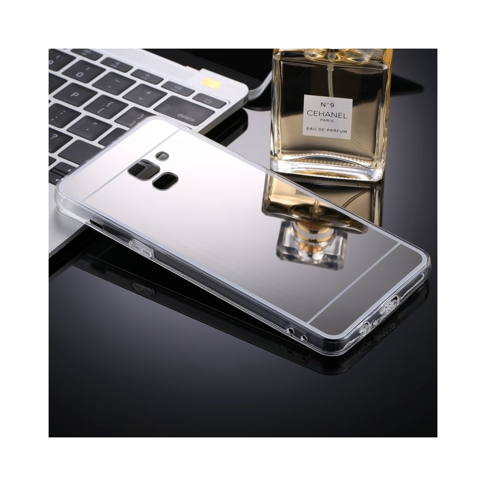 Wewoo - Coque argent pour Samsung Galaxy A8 + 2018 acrylique + TPU galvanoplastie miroir de protection étui de arrière - Coque, étui smartphone