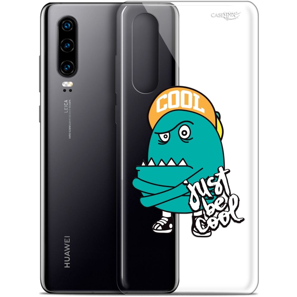 Caseink - Coque arrière Huawei P30 (6.1 ) Gel HD [ Nouvelle Collection - Souple - Antichoc - Imprimé en France] Be Cool - Coque, étui smartphone