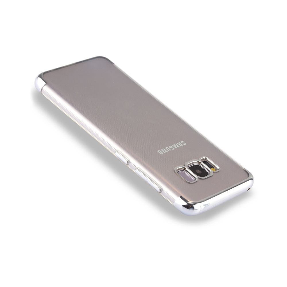 Wewoo - Coque argent pour Samsung Galaxy S8 + / G955 trois sections galvanoplastie côté TPU protection arrière cas de couverture - Coque, étui smartphone