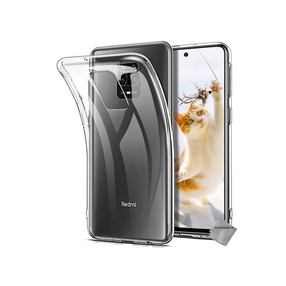 Htdmobiles - Housse etui coque gel fine Xiaomi Redmi Note 9 Pro + verre trempe - TRANSPARENT TPU - Autres accessoires smartphone