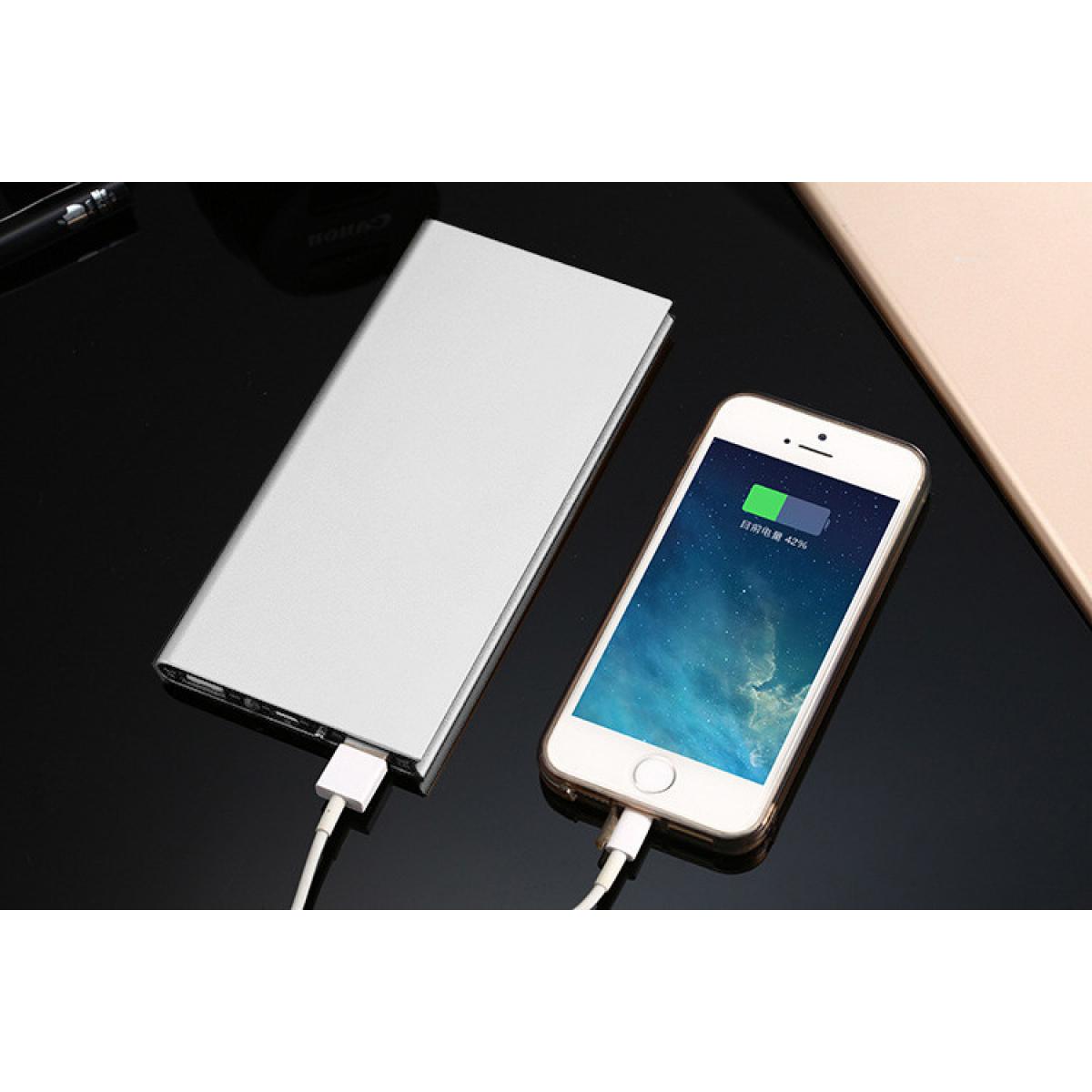 Shot - Batterie Externe Plate pour OPPO Find X Smartphone Tablette Chargeur Power Bank 6000mAh 2 Port USB (ARGENT) - Chargeur secteur téléphone