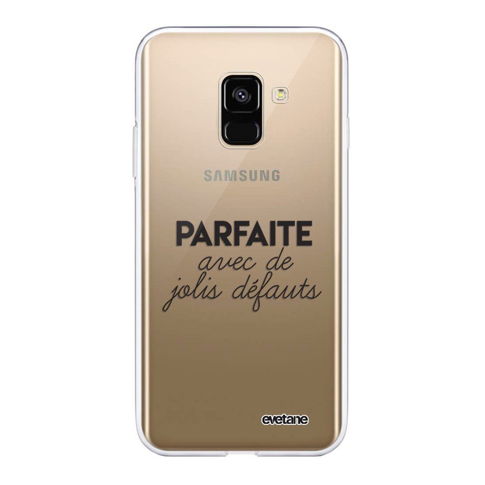 Evetane - Coque Samsung Galaxy A8 2018 souple Parfaite Avec De Jolis Défauts Motif Ecriture Tendance Evetane. - Coque, étui smartphone