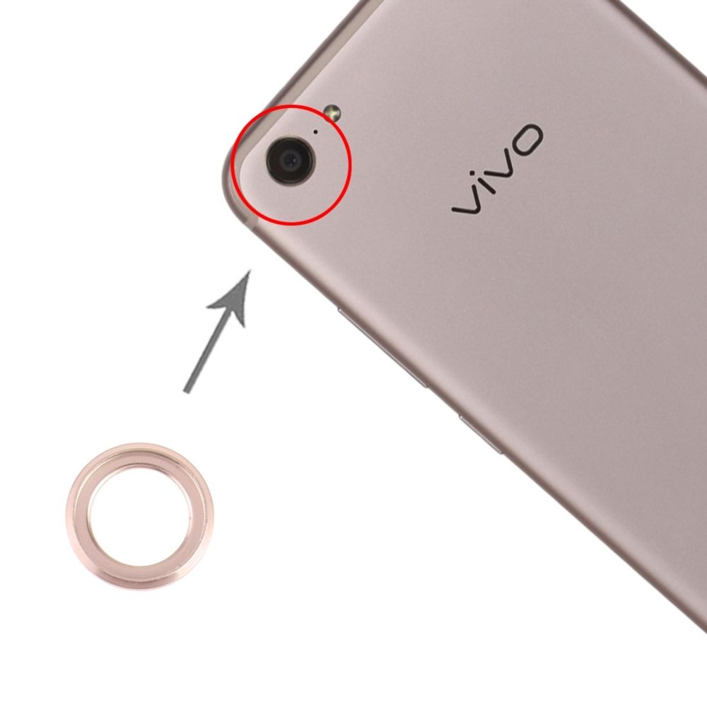 Wewoo - Pièce détachée Cache-objectif d'appareil photo pour Vivo X9 or - Autres accessoires smartphone