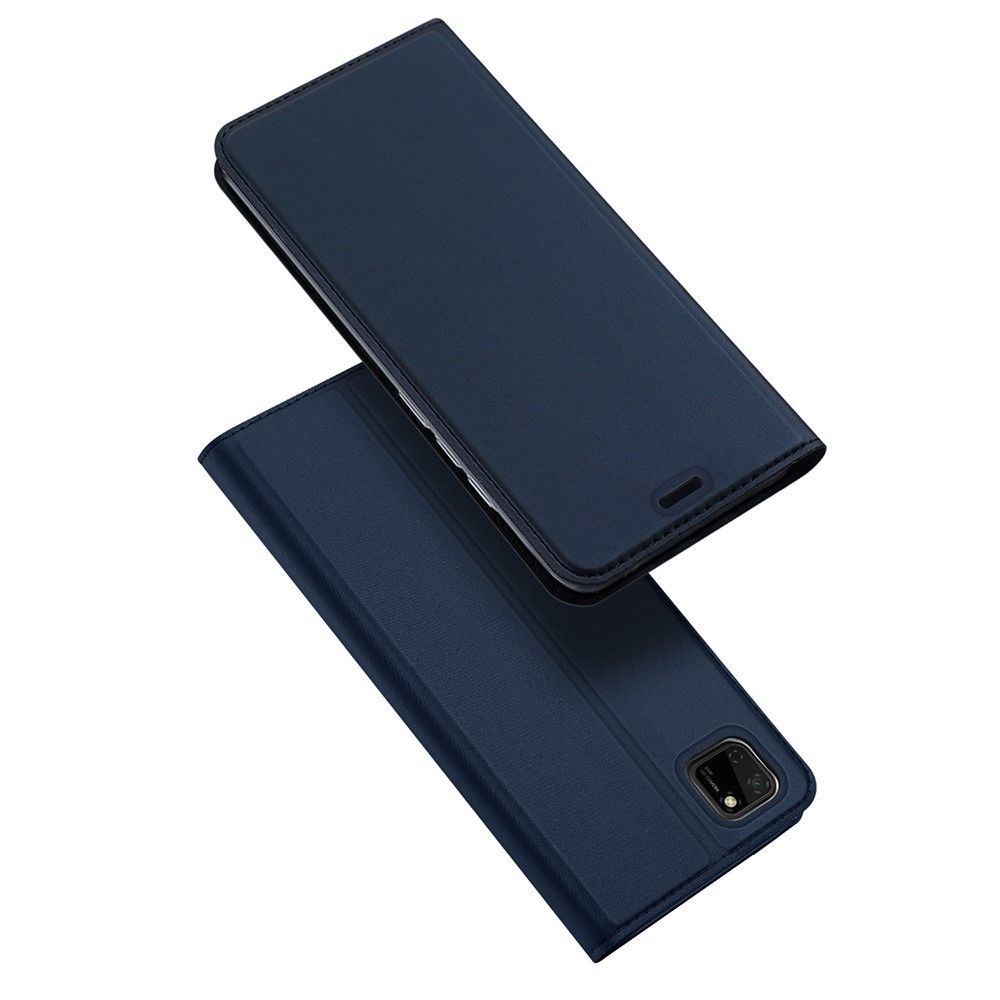 Generic - Etui en PU avec support et porte-cartes bleu foncé pour votre Huawei Y5P/Honor 9S - Coque, étui smartphone