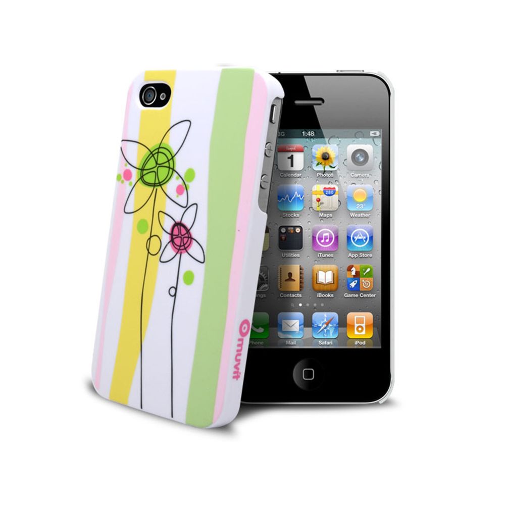 Caseink - Coque ? Doodle Flowers iPhone 4S/4 - Coque, étui smartphone