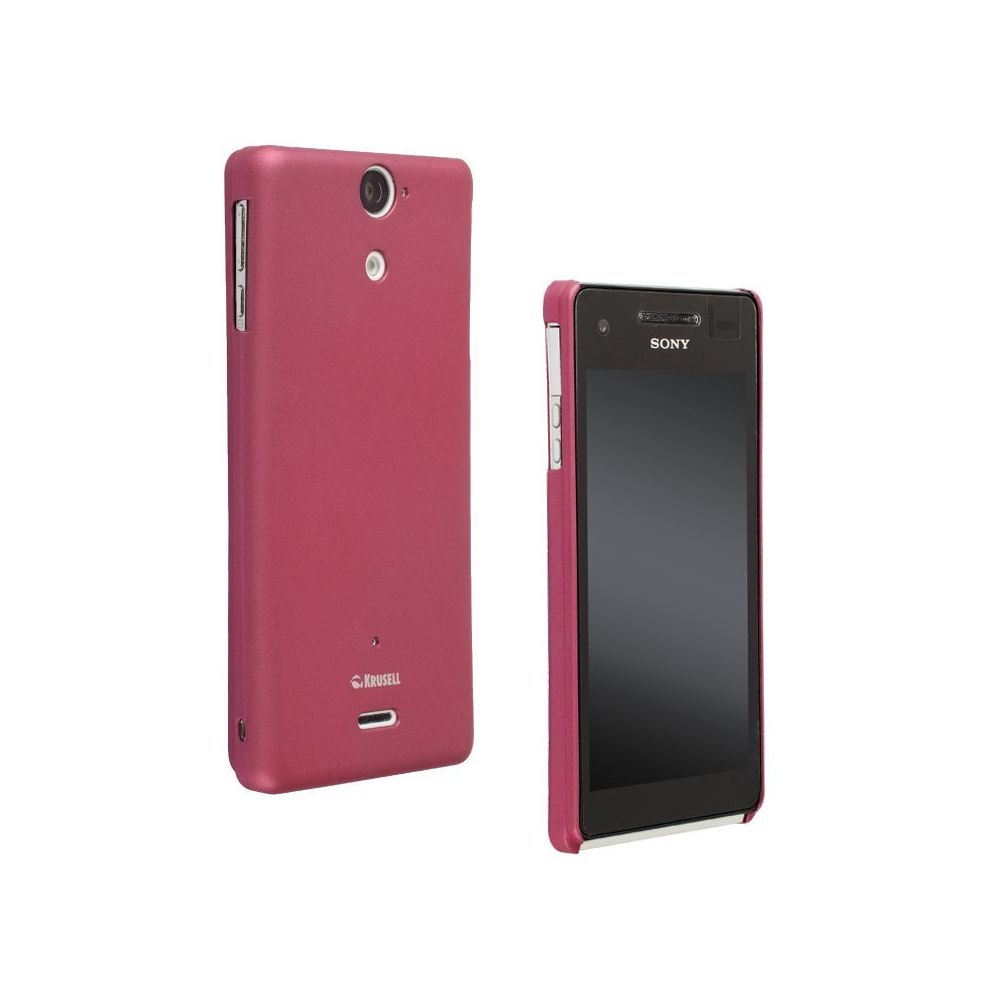 Krussel - Coque arrière Colorcover Krusell rose pour HTC One V - Coque, étui smartphone
