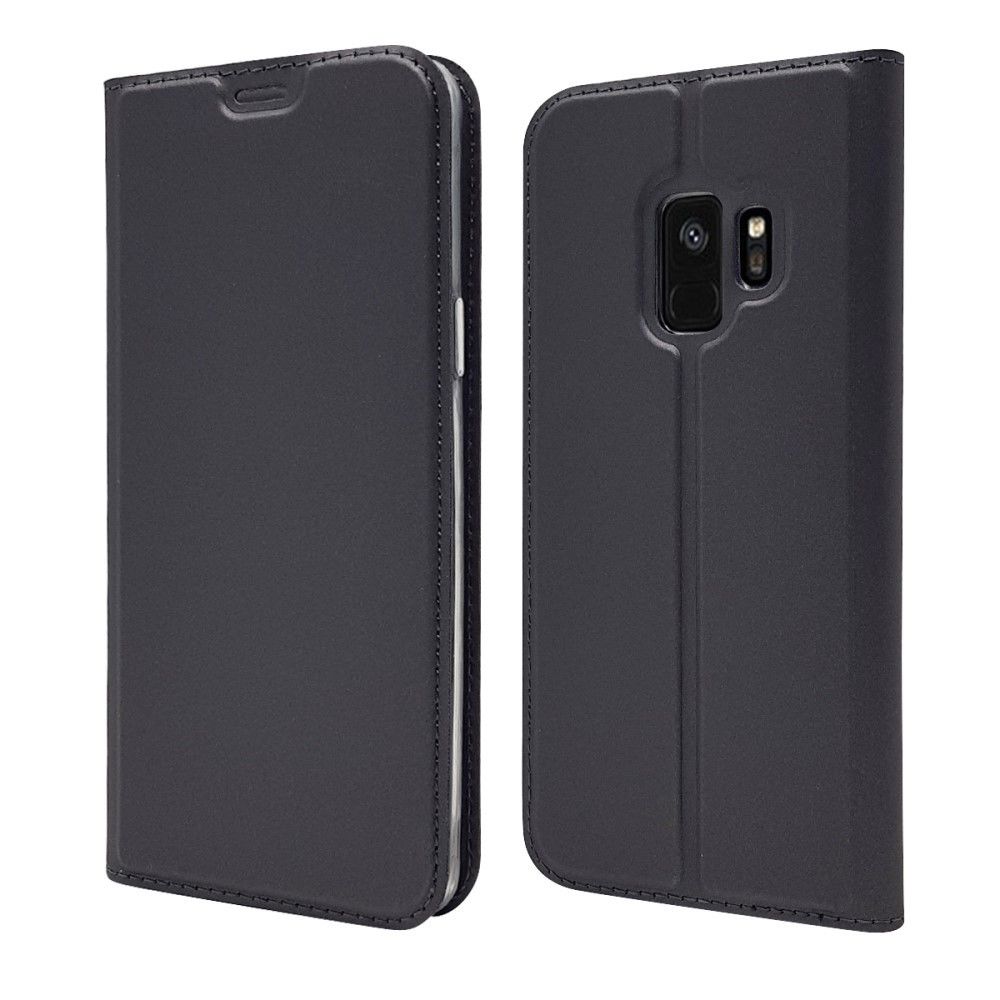marque generique - Etui en PU adsorption noir pour votre Samsung Galaxy S9 G960 - Autres accessoires smartphone