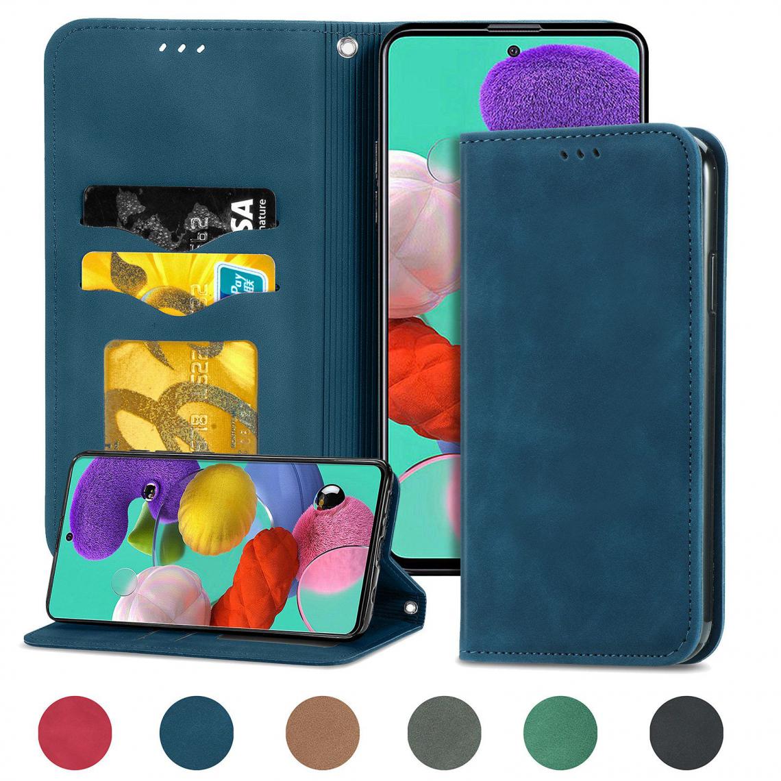 OtterBox - Samsung Galaxy Note 10 Lite Housse Etui Coque de protection type portefeuille (support carte de credit) [Bleu] - Coque, étui smartphone