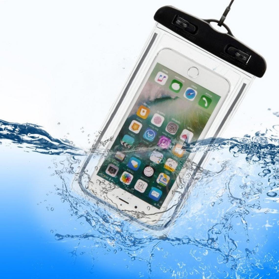 Shot - Pochette Etanche Tactile pour WIKO View 2 Smartphone Eau Plage IPX8 Waterproof Coque (NOIR) - Coque, étui smartphone