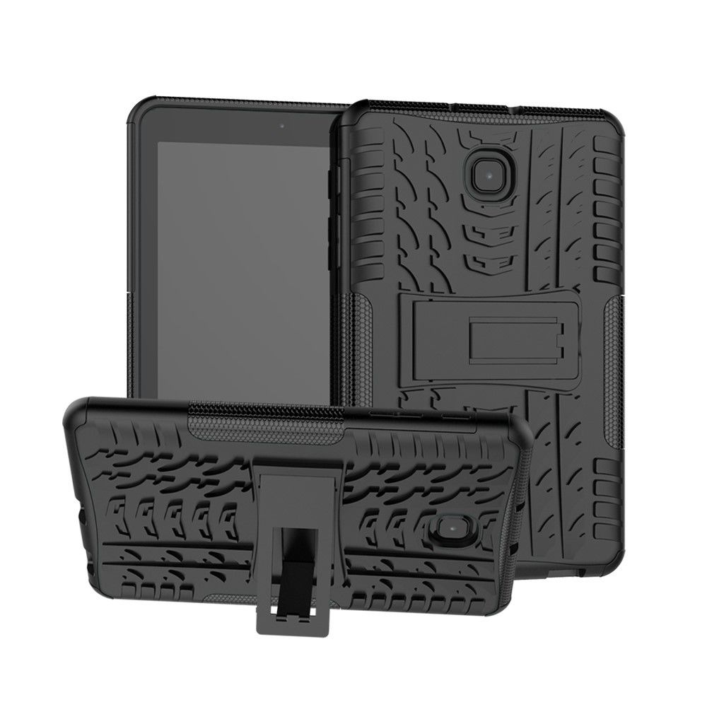 marque generique - Coque en TPU combo de pneus cool noir pour votre Samsung Galaxy Tab A 8.0 (2018) T387 - Autres accessoires smartphone