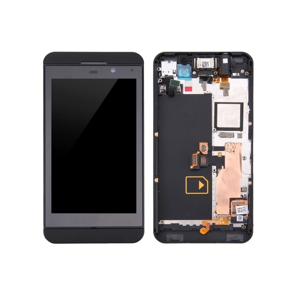 Wewoo - Pièce détachée noir pour BlackBerry Z10 4G pièce détachée LCD Écran + Tactile Digitizer Assemblée avec Cadre - Autres accessoires smartphone