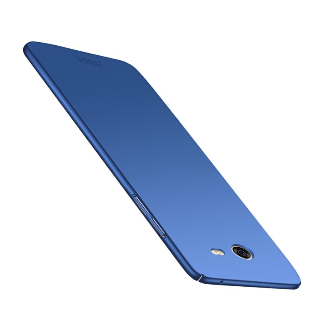 marque generique - Coque dépoli bouclier bleu ultra mince pour Samsung Galaxy J7 V - Autres accessoires smartphone