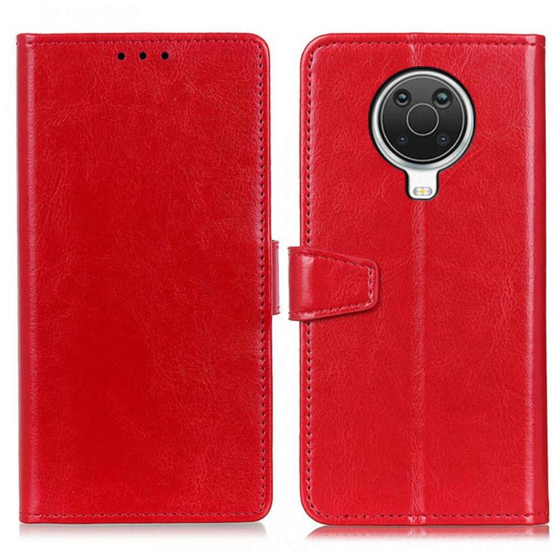 Other - Etui en PU avec support rouge pour votre Nokia 6.3/G10/G20 - Coque, étui smartphone