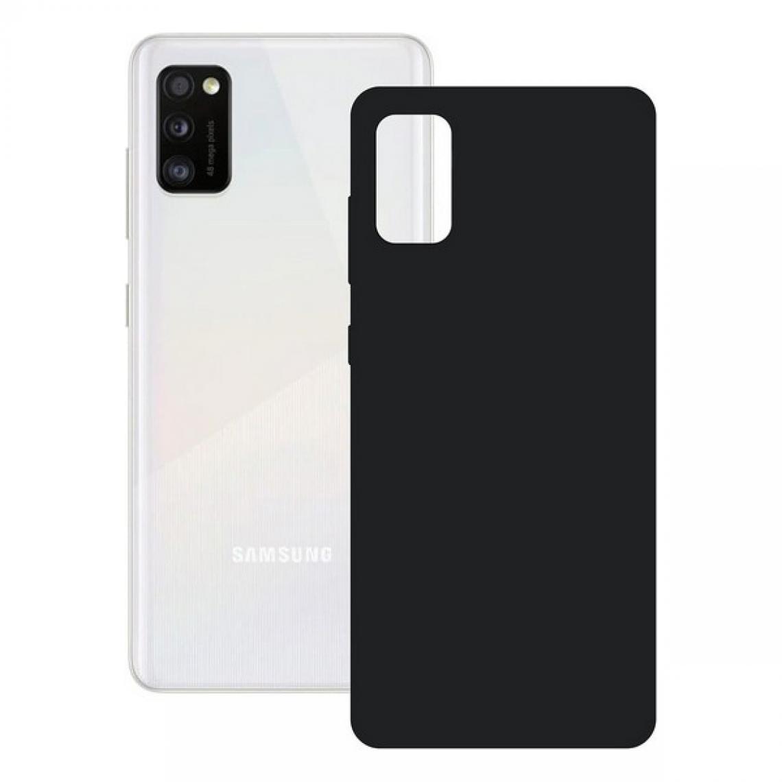 Ksix - Protection pour téléphone portable Samsung Galaxy A41 KSIX Silk Noir - Coque, étui smartphone
