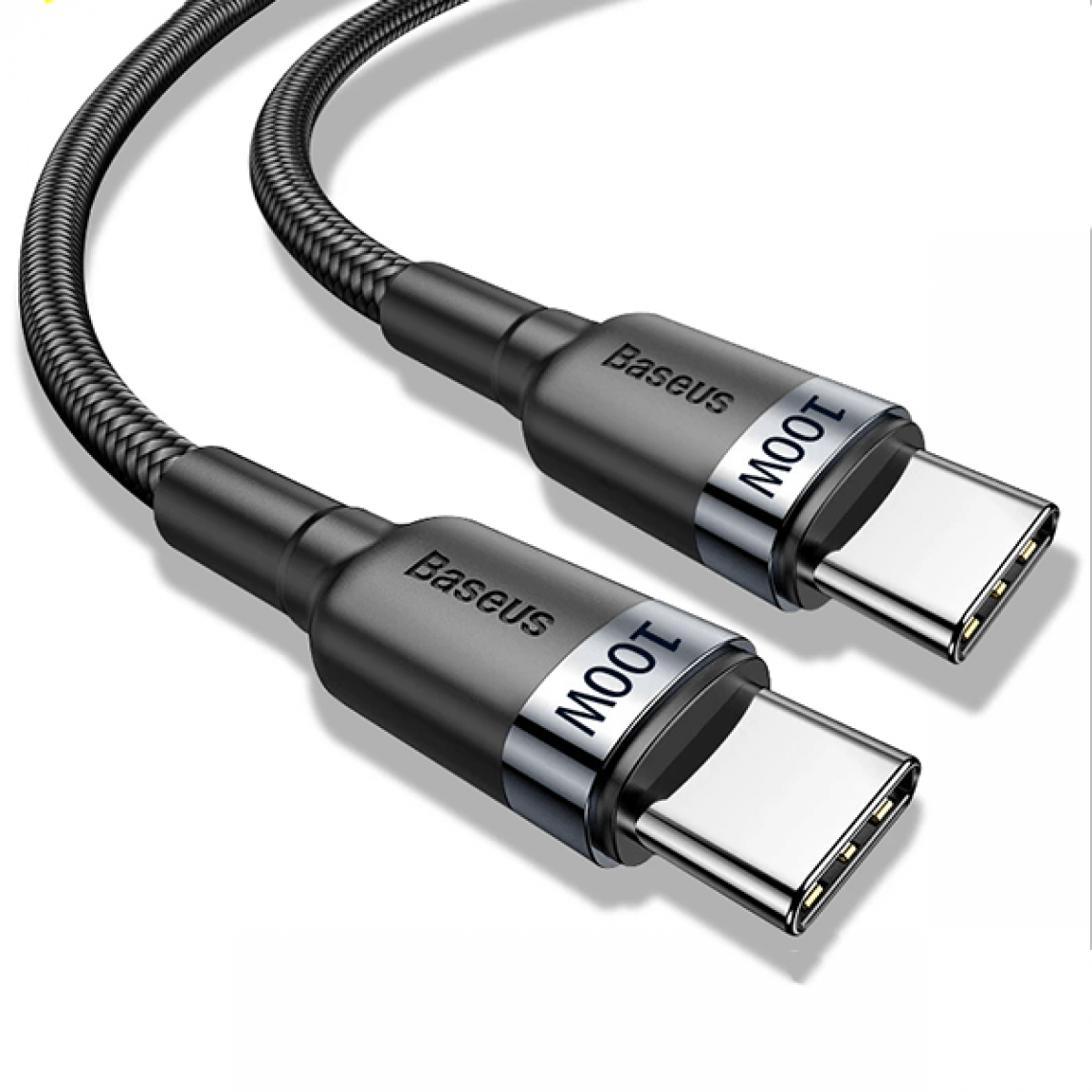 Baseus - Câble MAGNÉTIQUE Fast Charge 4.0 100W (480Mb) 20V/5A USB-C VERS USB-C BASEUS 150cm pour Apple Macbook - Autres accessoires smartphone