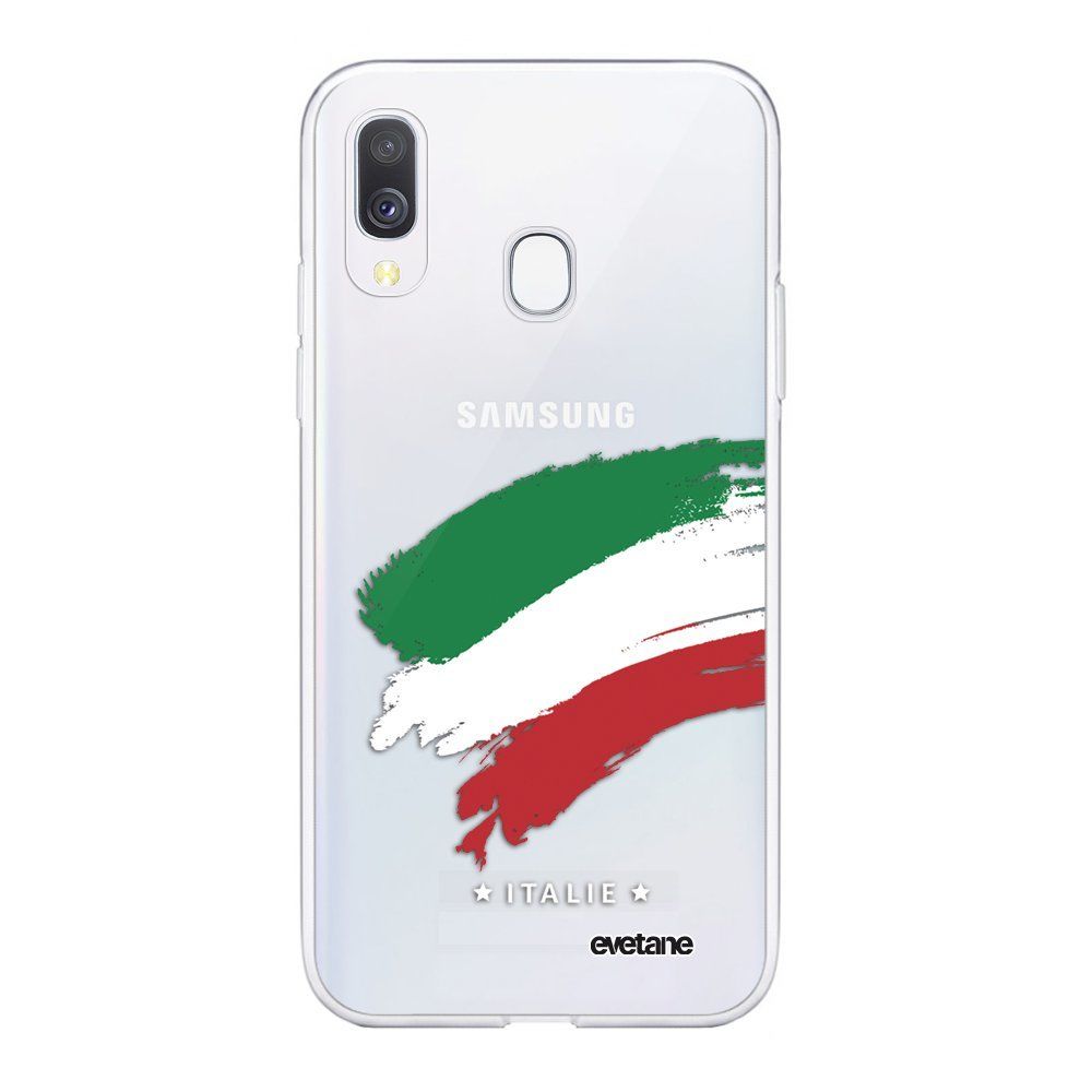 Evetane - Coque Samsung Galaxy A20e souple transparente Italie Motif Ecriture Tendance Evetane. - Coque, étui smartphone