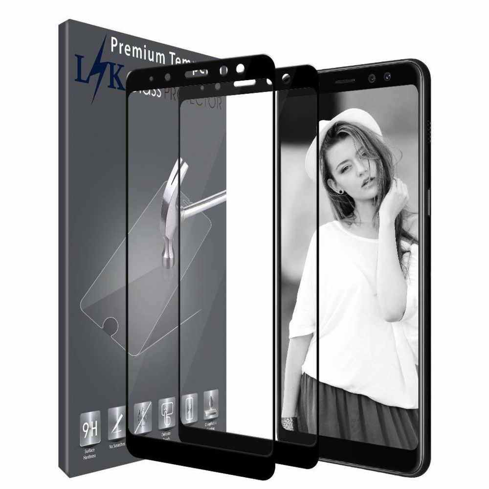 marque generique - Samsung Galaxy A8 2018 Vitre protection d'ecran en verre trempé incassable protection integrale Full 3D Tempered Glass - Autres accessoires smartphone