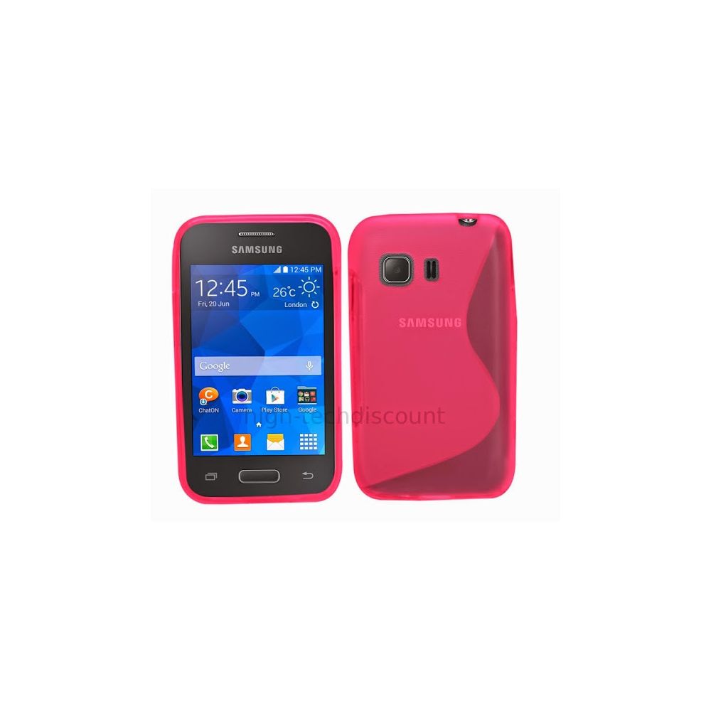 Htdmobiles - Housse etui coque silicone gel fine pour Samsung G130 Galaxy Young 2 + film ecran - ROSE - Autres accessoires smartphone