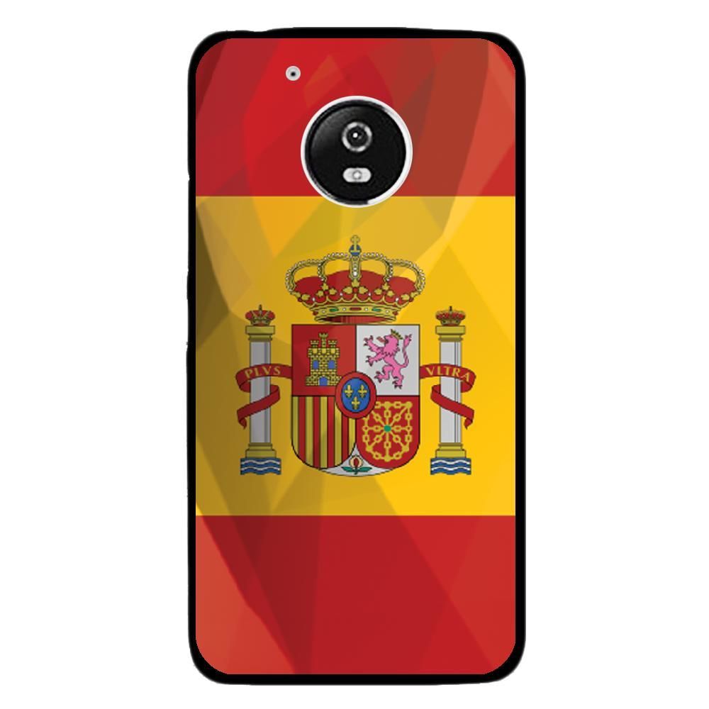 Kabiloo - Coque rigide pour Motorola Moto G5 avec impression Motifs drapeau de l'Espagne - Coque, étui smartphone