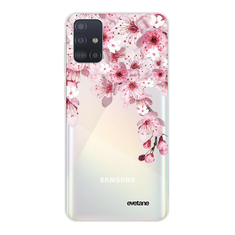 Evetane - Coque Samsung Galaxy A51 5G 360 intégrale transparente Cerisier Ecriture Tendance Design Evetane. - Coque, étui smartphone