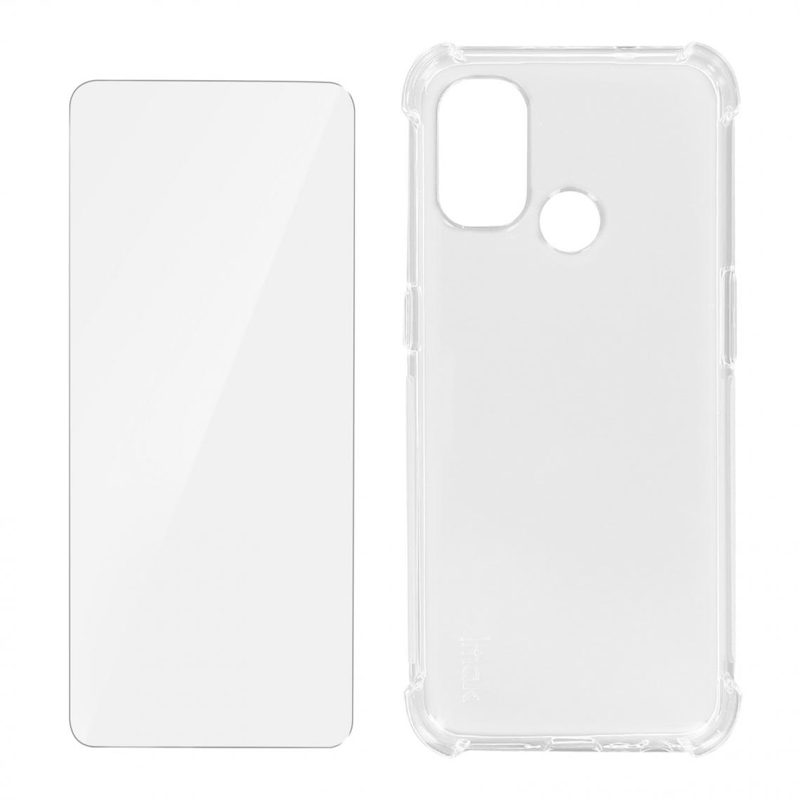 Imak - Pack Protection OnePlus Nord N100 Coque Bumper et Film Flexible iMak Transparent - Coque, étui smartphone