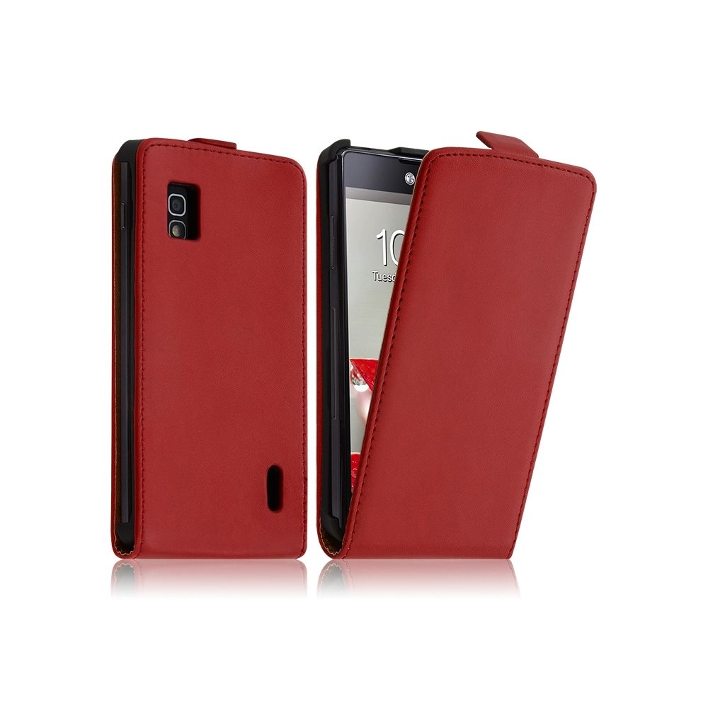 Karylax - Housse Coque Etui pour LG Optimus G Couleur Rouge - Autres accessoires smartphone