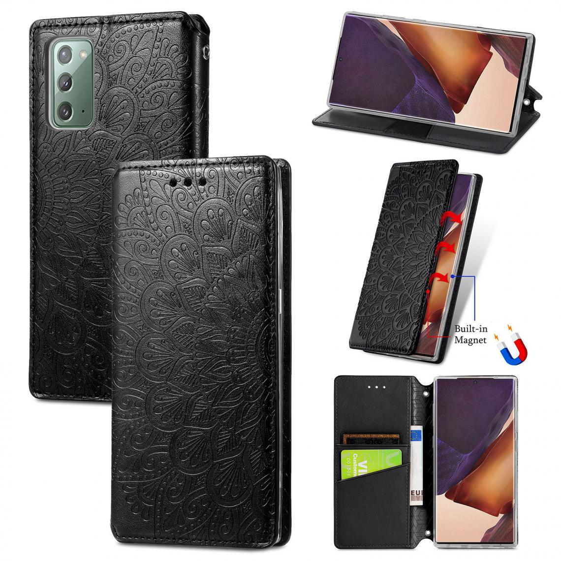 OtterBox - Samsung Galaxy Note 20 Housse Coque Etui Portefeuille pour Samsung Galaxy Note 20 [Noir] - Coque, étui smartphone