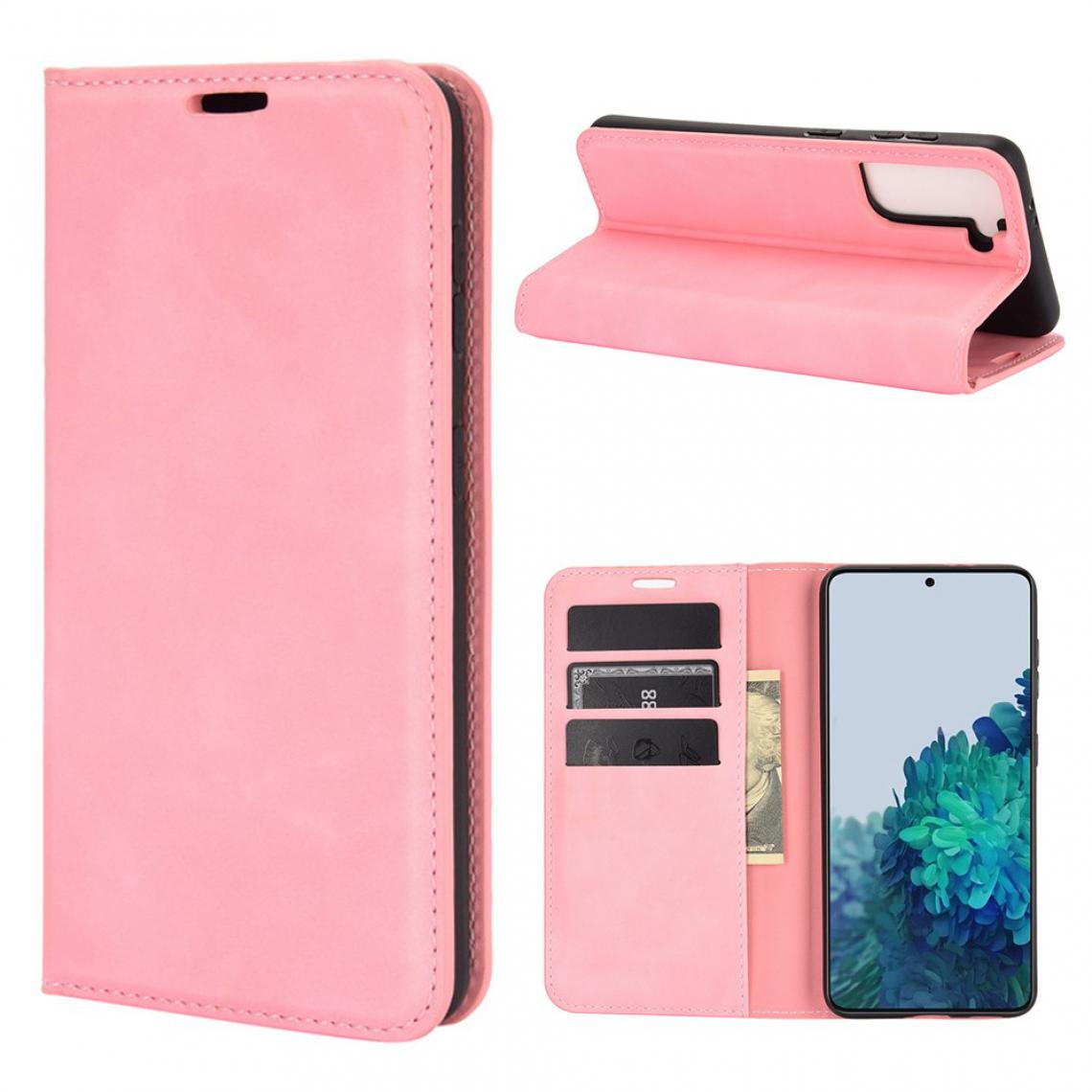 Other - Etui en PU flip tactile auto-absorbé rose pour votre Samsung Galaxy S30 - Coque, étui smartphone
