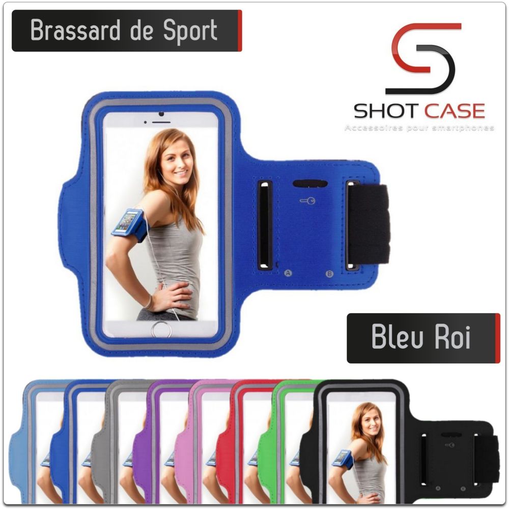 Shot - Brassard Sport SAMSUNG Galaxy A3 2016 pour Courir Respirant Housse Etui coque T3 (BLEU) - Coque, étui smartphone