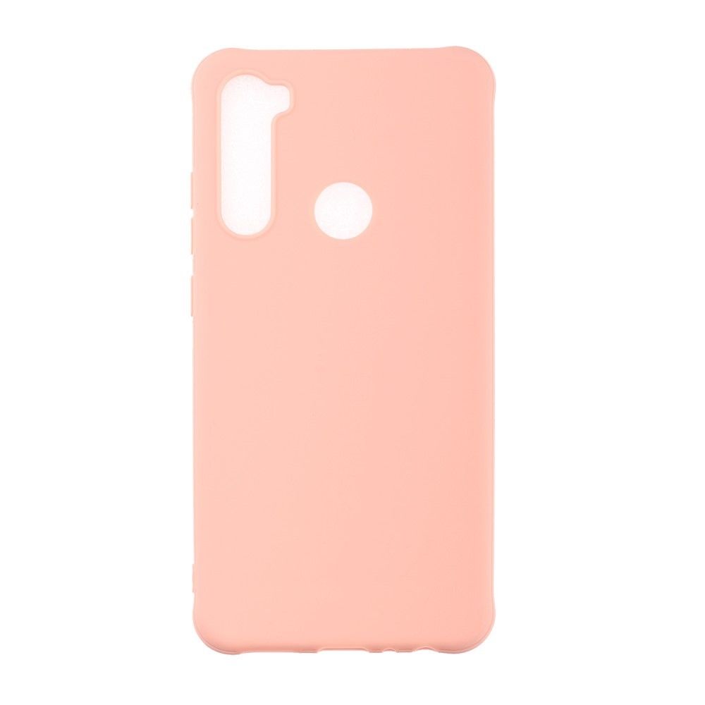 marque generique - Coque en TPU couleur pure antichoc mat rose pour votre Xiaomi Redmi Note 8 - Coque, étui smartphone
