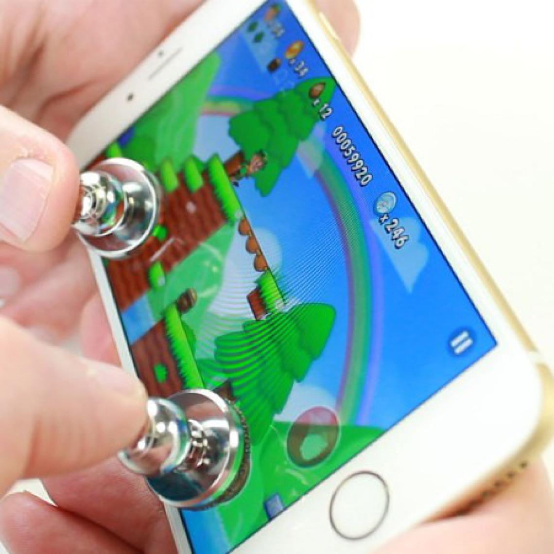 Shot - Joysticks x2 pour "XIAOMI Redmi 9A" Smartphone Jeux Video Manette Ventouse Precision - Autres accessoires smartphone