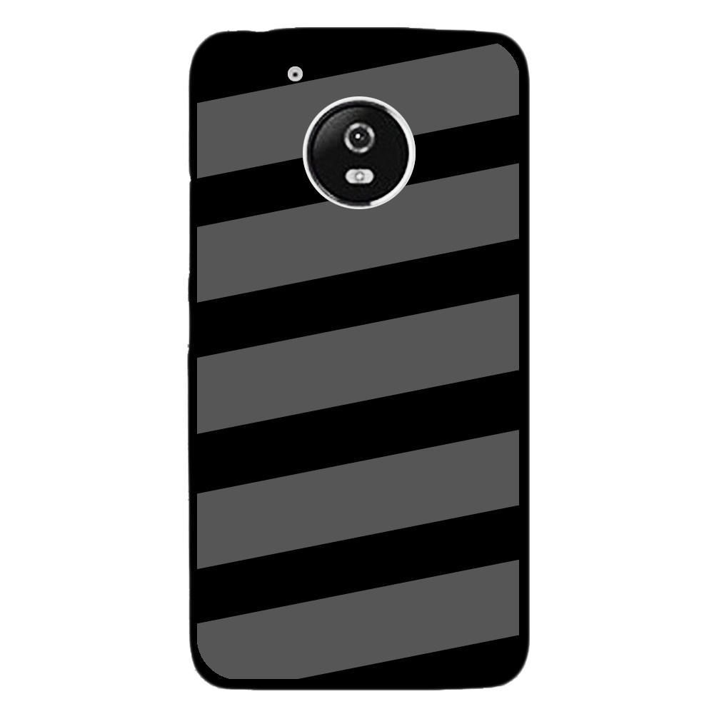 Kabiloo - Coque rigide pour Motorola Moto G5 avec impression Motifs bandes grises - Coque, étui smartphone