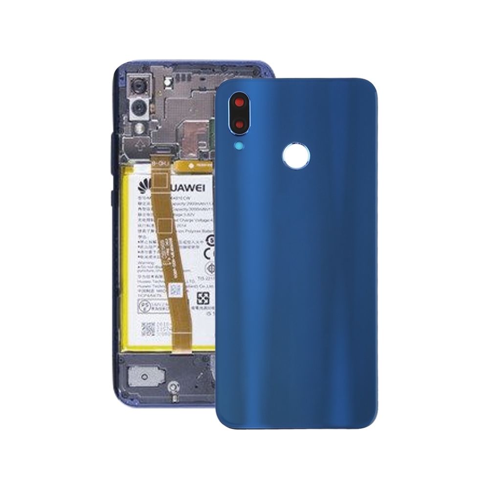 Wewoo - Couverture arrière avec objectif d'appareil photo (d'origine) pour Huawei P20 Lite / Nova 3e (Twilight) - Autres accessoires smartphone