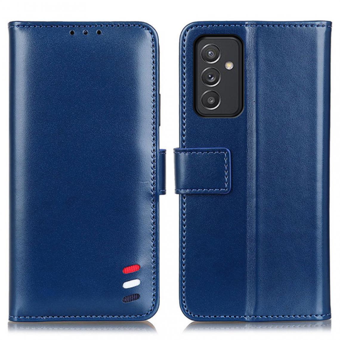 Other - Etui en PU avec support couleur bleu pour votre Samsung Galaxy A82 5G - Coque, étui smartphone